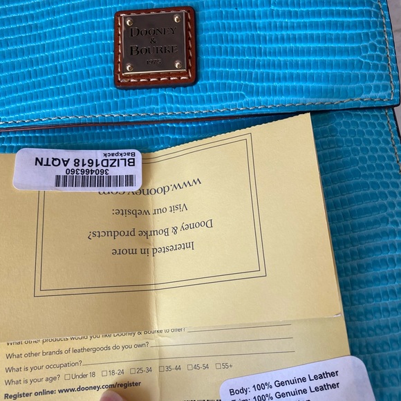 Dooney & Bourke Lizard Backpack - Picture 9 of 12